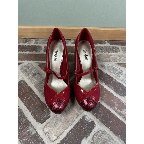 Limelight MINX Super Sexy Red Platform Stiletto Mary Jane Heels Women's Size 8.5 - Picture 2 of 15
